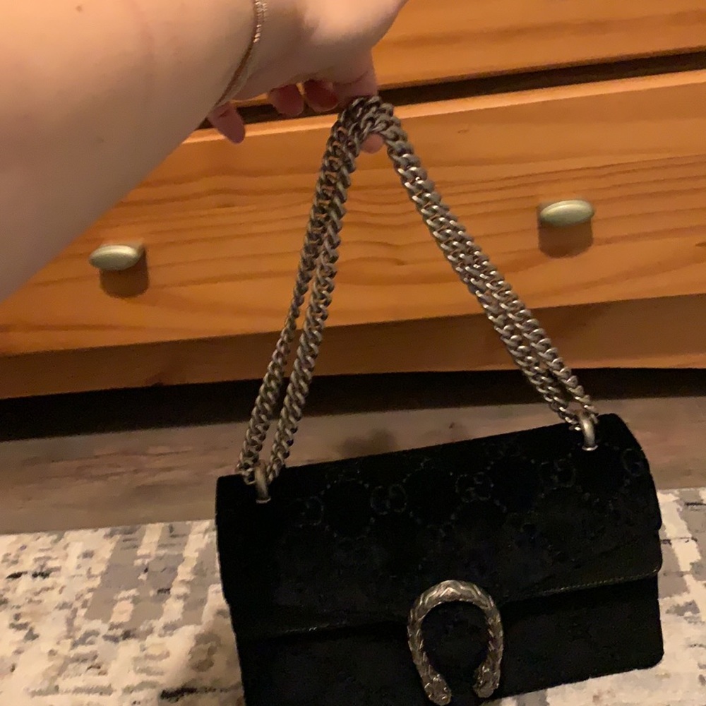 Brand NEW Gucci Dionysus GG Velvet Shoulder Bag - Picture 5 of 11